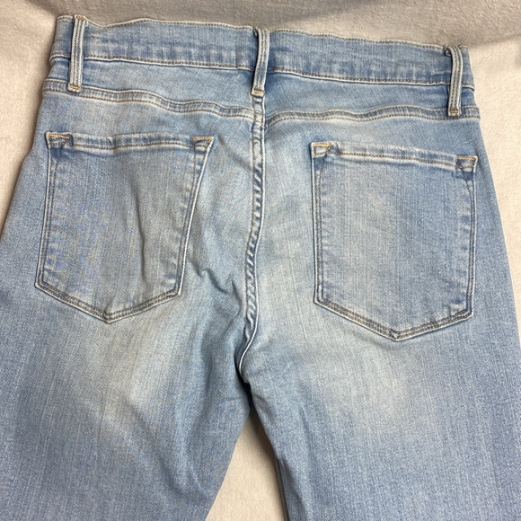 Frame Le Skinny De Jeanne crop blue jeans size 26 - Picture 3 of 9